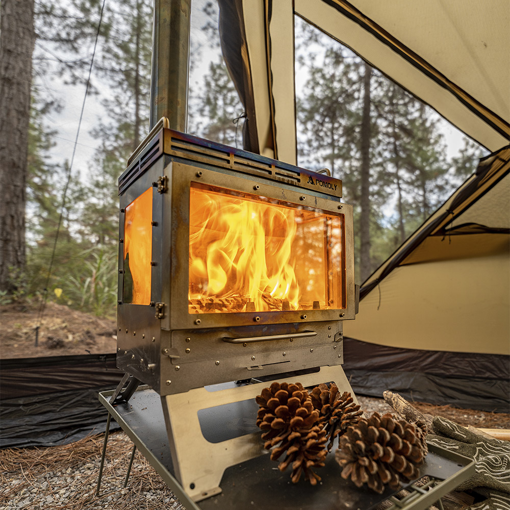 Dweller Max Ti 3 Tent Stove | Camping Fireplace for Hot Tent
