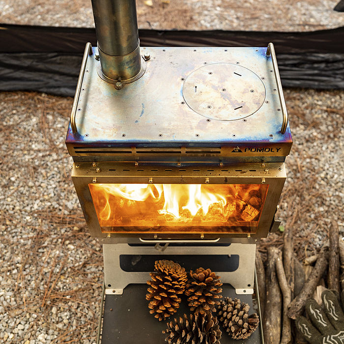 Dweller Max Ti 3 | Titanium Wood Stove | POMOLY New Arrival 2025