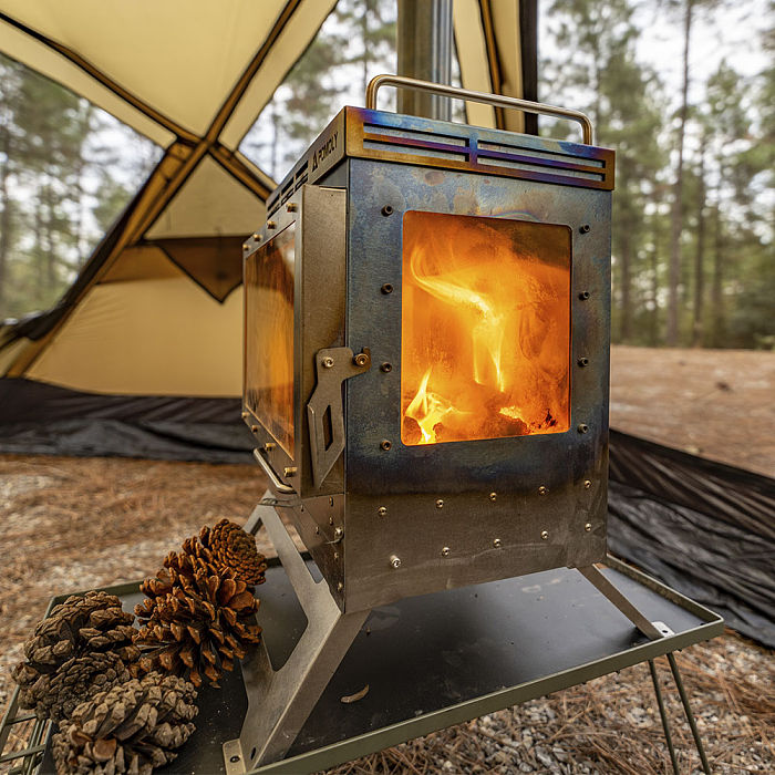 Dweller Max Ti 3 | Titanium Wood Stove | POMOLY New Arrival 2025