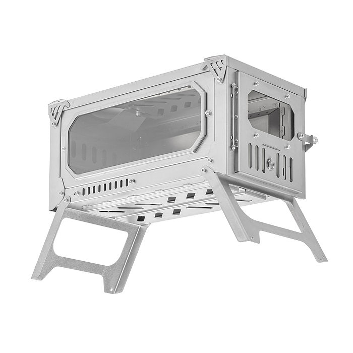【MC】 T-Brick 2.0 | Portable Titanium Wood Stove for Hot Tent Camping | POMOLY 2023 New Arrival | In Stock