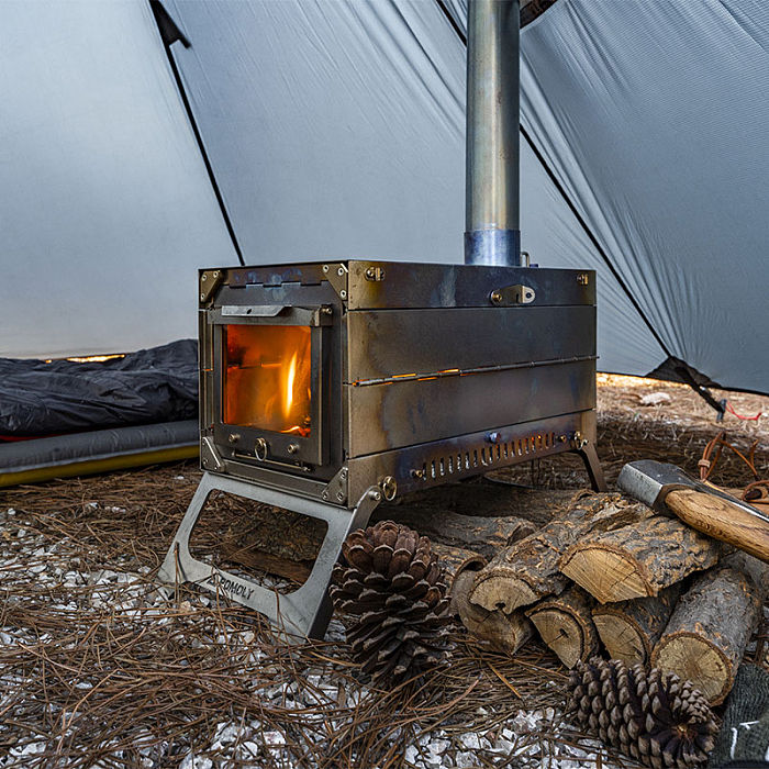 【MC】 POMOLY Fold X | Titanium Wood Stove | Fastfold Tent Stove | POMOLY New Arrival 2023