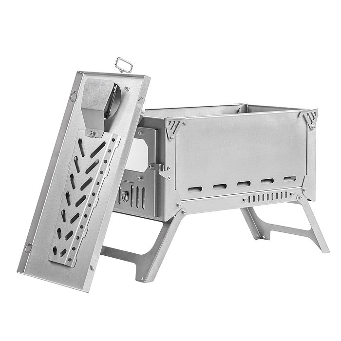 【MC】 T-Brick 2.0 | Portable Titanium Wood Stove for Hot Tent Camping | POMOLY 2023 New Arrival | In Stock