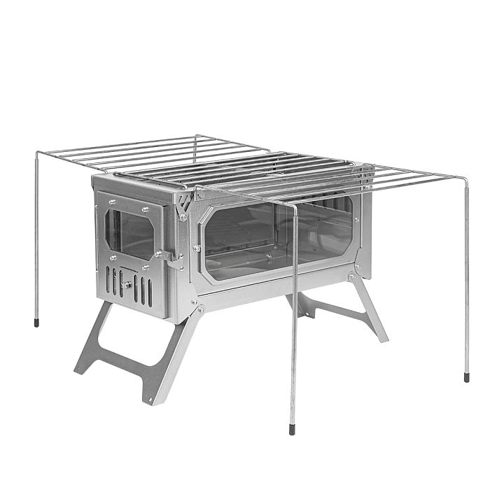 【MC】 T-Brick 2.0 | Portable Titanium Wood Stove for Hot Tent Camping | POMOLY 2023 New Arrival | In Stock