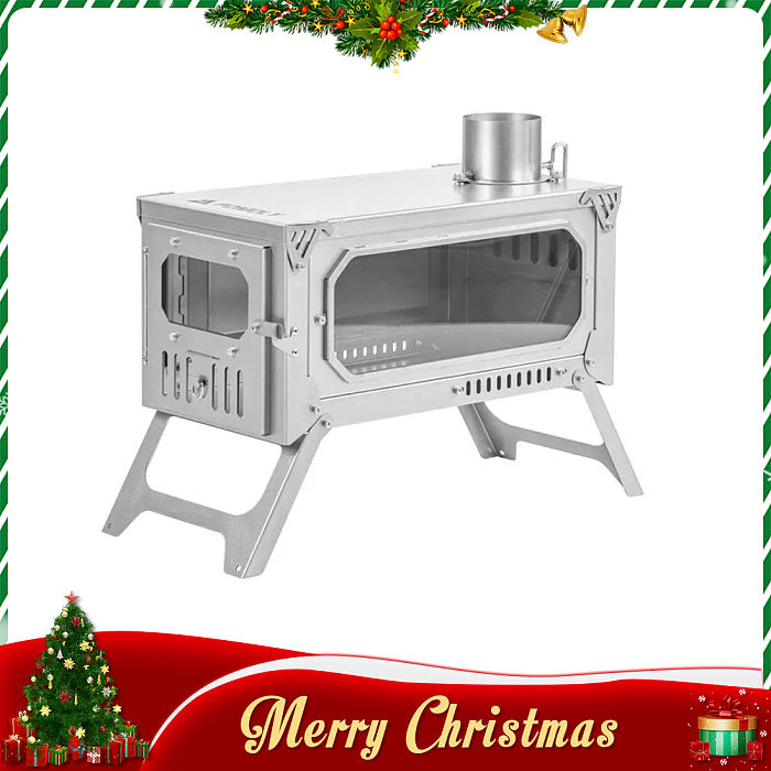 【MC】 T-Brick 2.0 | Portable Titanium Wood Stove for Hot Tent Camping | POMOLY 2023 New Arrival | In Stock