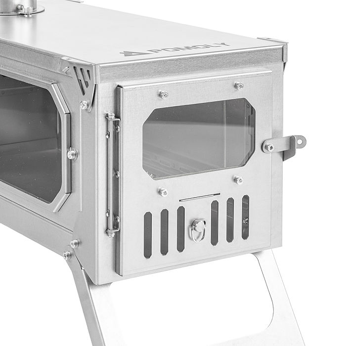 【MC】 T-Brick 2.0 | Portable Titanium Wood Stove for Hot Tent Camping | POMOLY 2023 New Arrival | In Stock
