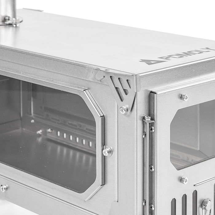 【MC】 T-Brick 2.0 | Portable Titanium Wood Stove for Hot Tent Camping | POMOLY 2023 New Arrival | In Stock