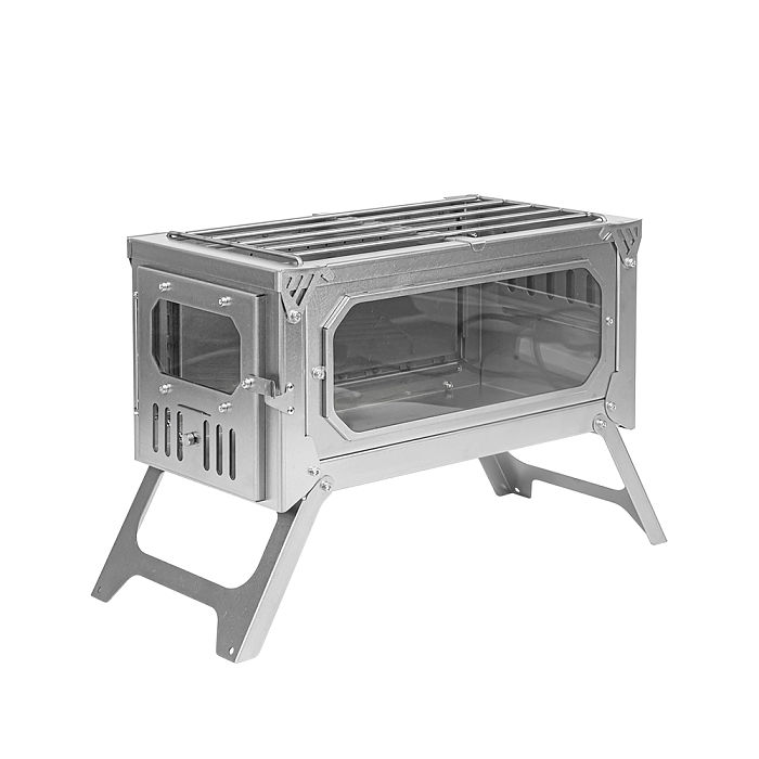 【MC】 T-Brick 2.0 | Portable Titanium Wood Stove for Hot Tent Camping | POMOLY 2023 New Arrival | In Stock