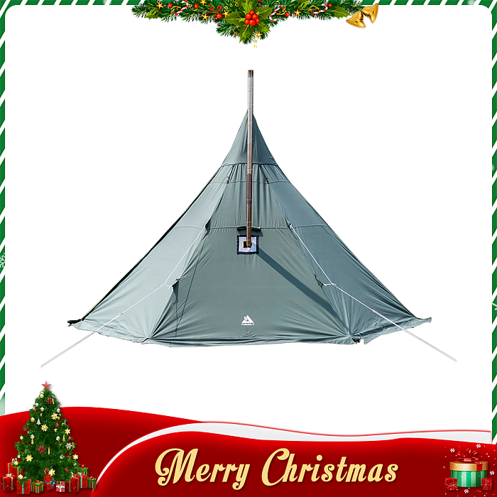 【ハリオ】pomoly yarn plus YARN Plus Canvas Hot Tent with Wood Stove Jack 2-4 Person