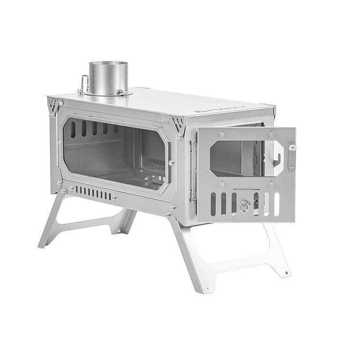 【MC】 T-Brick 2.0 | Portable Titanium Wood Stove for Hot Tent Camping | POMOLY 2023 New Arrival | In Stock
