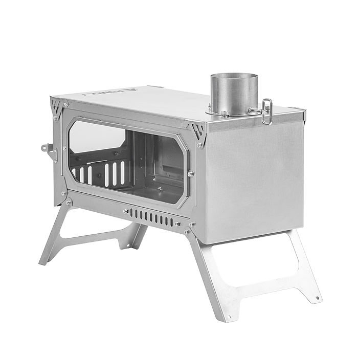 【MC】 T-Brick 2.0 | Portable Titanium Wood Stove for Hot Tent Camping | POMOLY 2023 New Arrival | In Stock