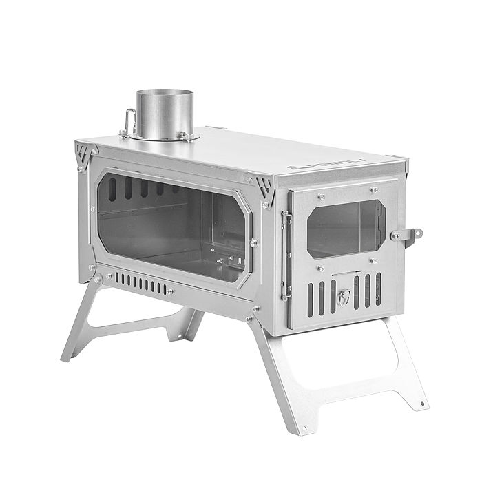 【MC】 T-Brick 2.0 | Portable Titanium Wood Stove for Hot Tent Camping | POMOLY 2023 New Arrival | In Stock