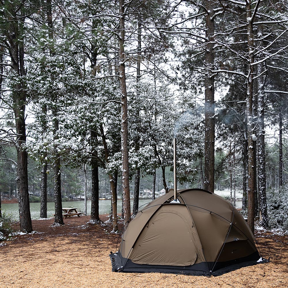 Dome X4 Wood Stove Tent | Camping Hot Tent | POMOLY New
