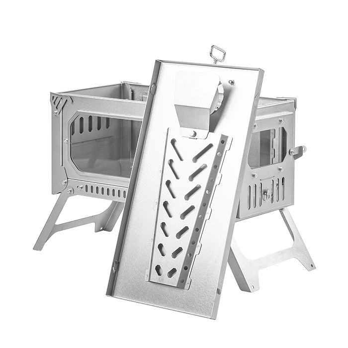 【MC】 T-Brick 2.0 | Portable Titanium Wood Stove for Hot Tent Camping | POMOLY 2023 New Arrival | In Stock
