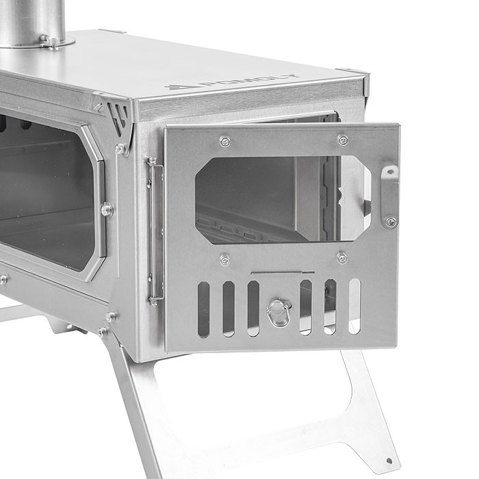 【MC】 T-Brick 2.0 | Portable Titanium Wood Stove for Hot Tent Camping | POMOLY 2023 New Arrival | In Stock
