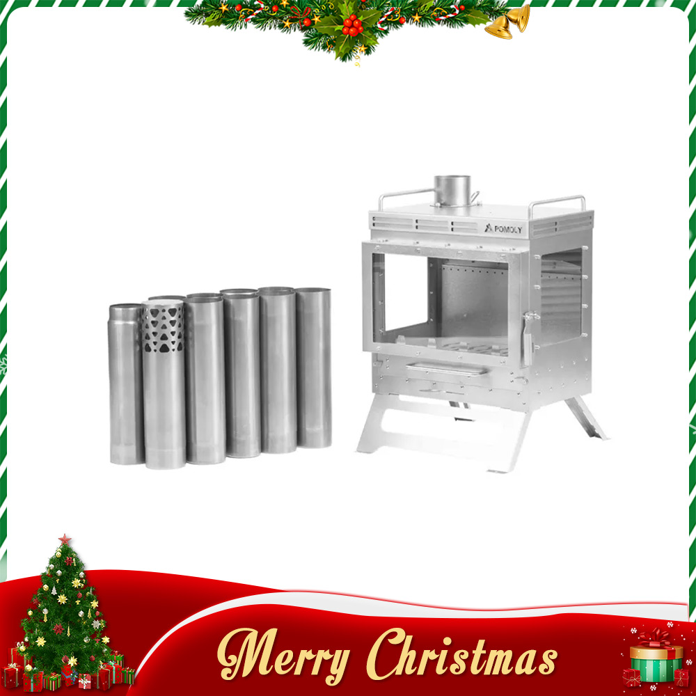 Dweller Max 3 Ti Tent Stove | Camping Fireplace for Hot Tent