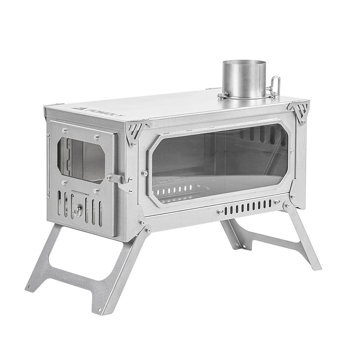 【MC】 T-Brick 2.0 | Portable Titanium Wood Stove for Hot Tent Camping | POMOLY 2023 New Arrival | In Stock