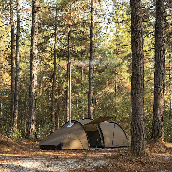 【Pre Order】Locomotive 3 Tunnel Tent with Chimney | POMOLY New Arrival 2024