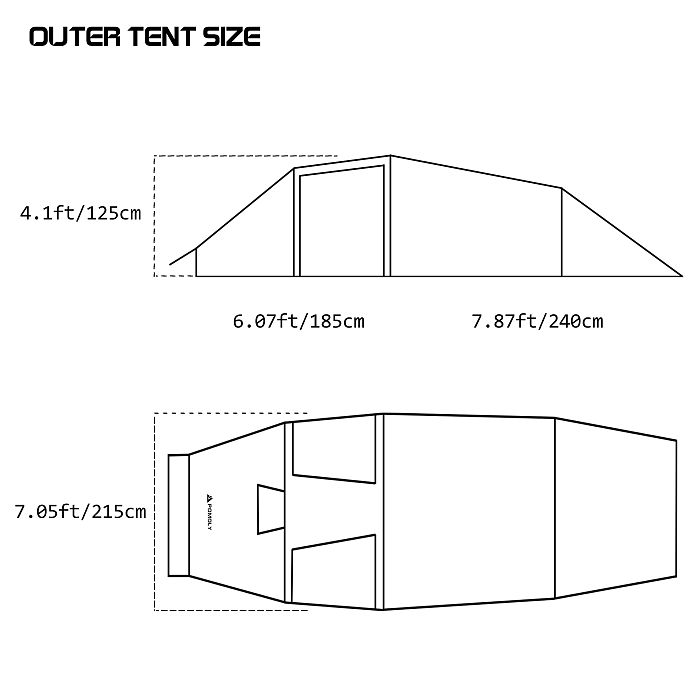 【Pre Order】Locomotive 3 Tunnel Tent with Chimney | POMOLY New Arrival 2024