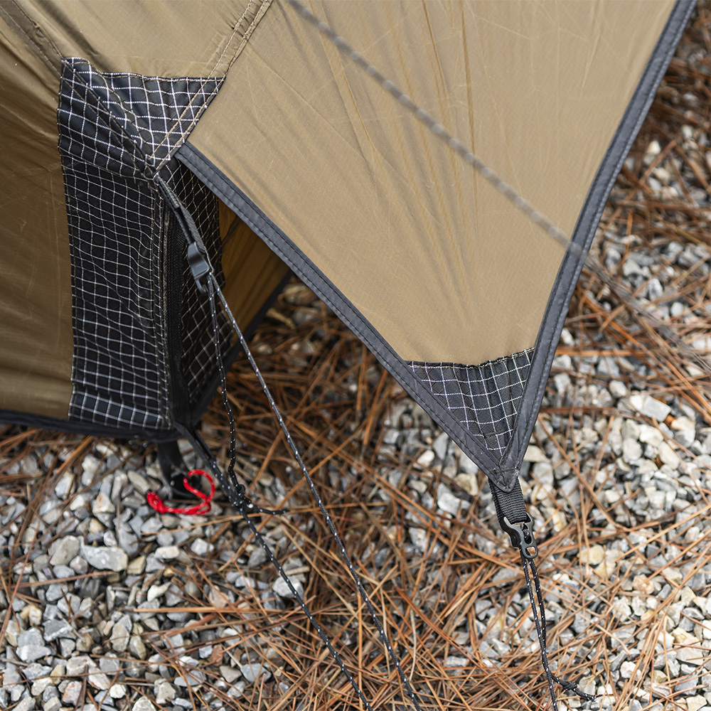 Camping Tunnel Tent With Stove | POMOLY Locomotive 3 Hot Tent with