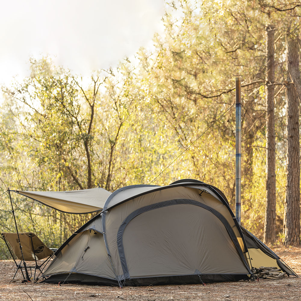 POMOLY ポモリー　レオ2 LEO 2 40D Wood Stove Tent | Camping Hot Tent | POMOLY New