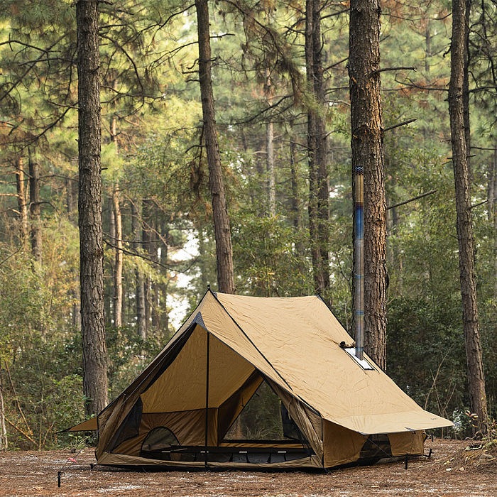 CHALET 70 Pro | Camping Hot Tent with Stove | POMOLY