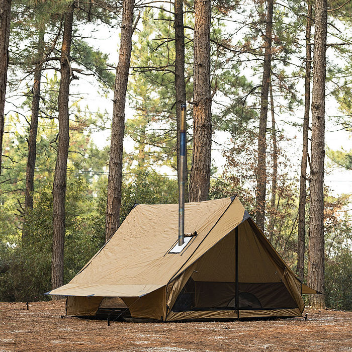 CHALET 70 Pro | Camping Hot Tent with Stove | POMOLY