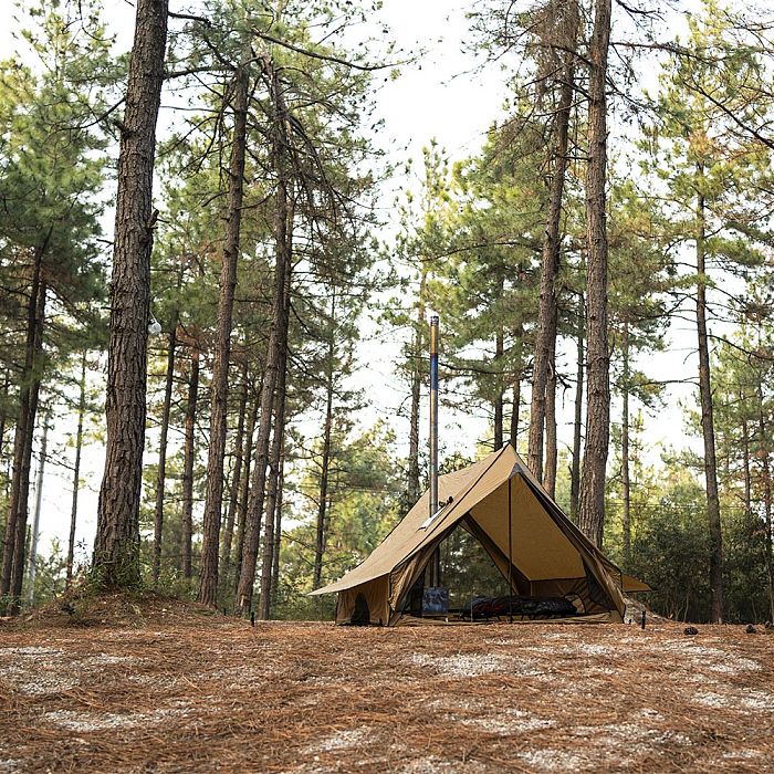 CHALET 70 Pro | Camping Hot Tent with Stove | POMOLY