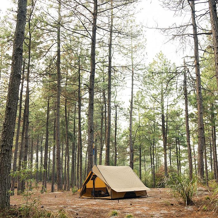 CHALET 70 Pro | Camping Hot Tent with Stove | POMOLY