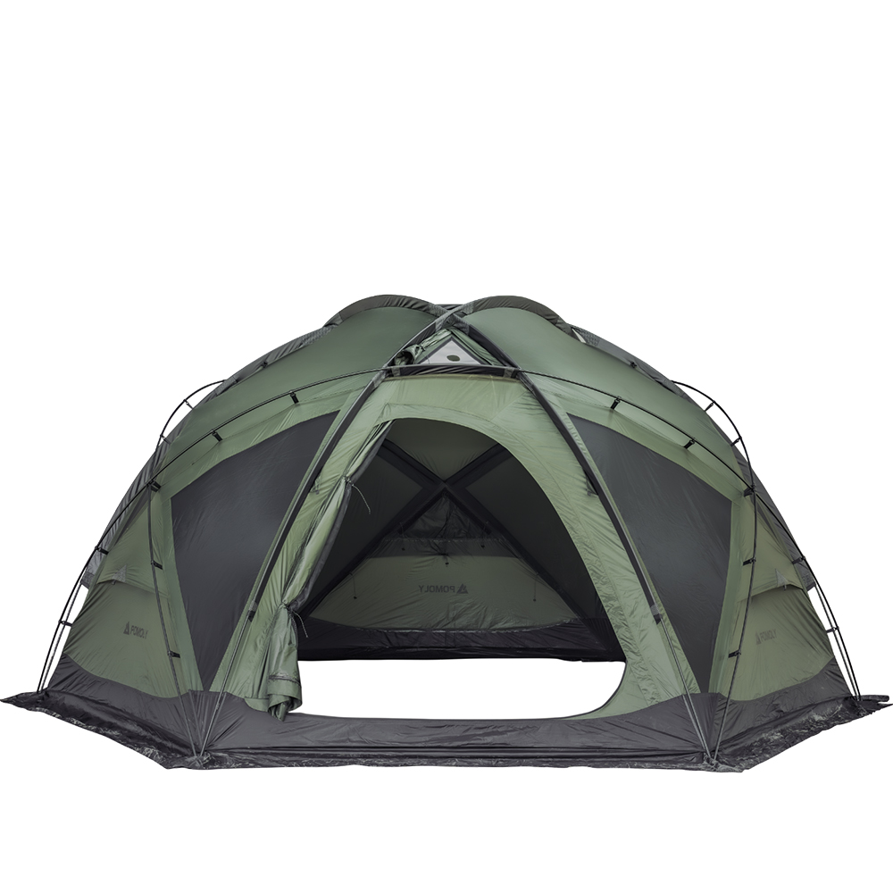 POMOLY Dome X6 Pro (Green) Round Tent for Camping Large Dome Tent