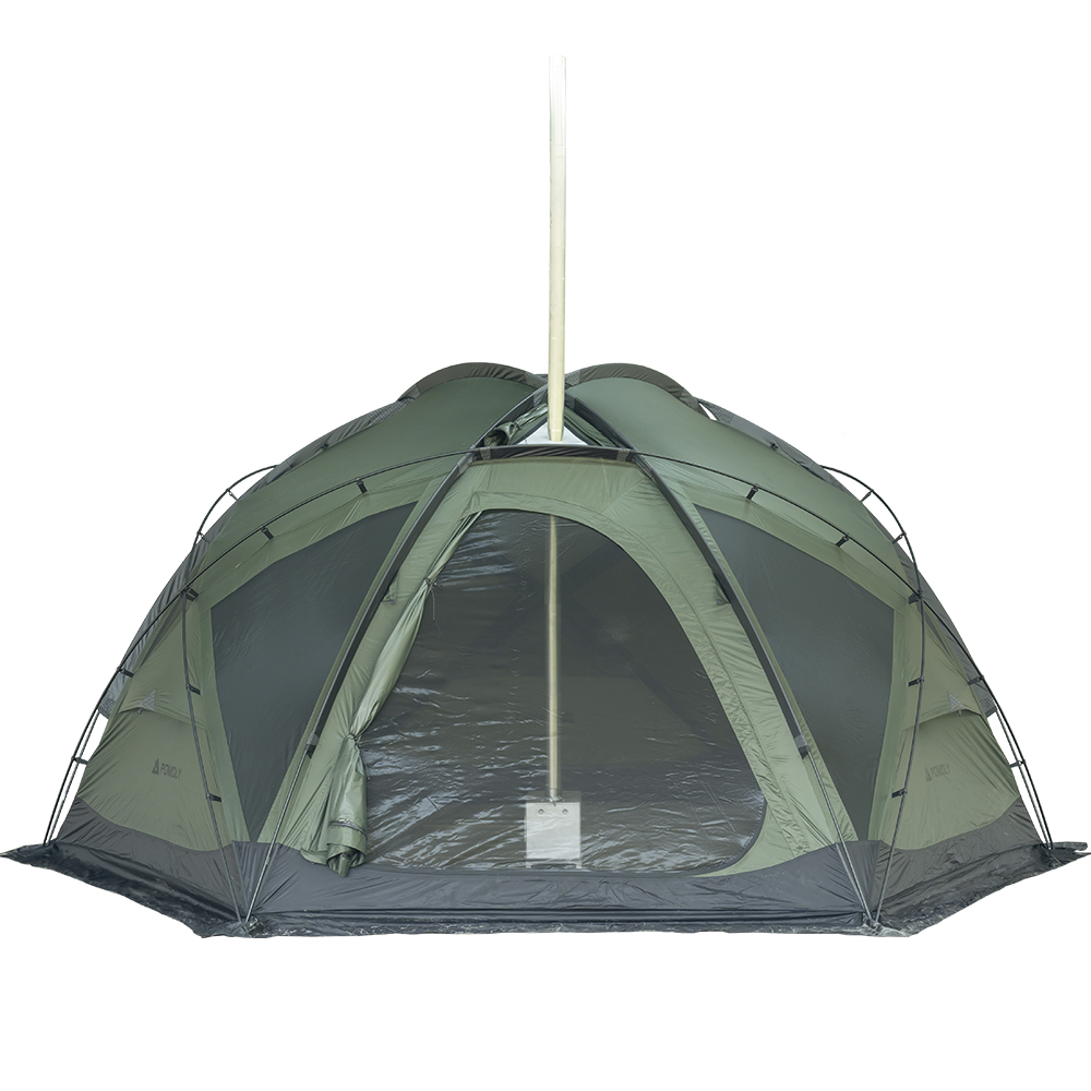 POMOLY Dome X6 Pro (Green) Round Tent for Camping Large Dome Tent