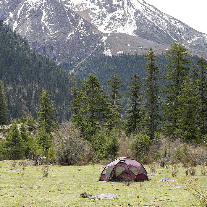 POMOLY Dome X6 Pro | Dome Tent for Camping Family Freestanding Tent Large Round Tent 4-6 Person Hot Tent