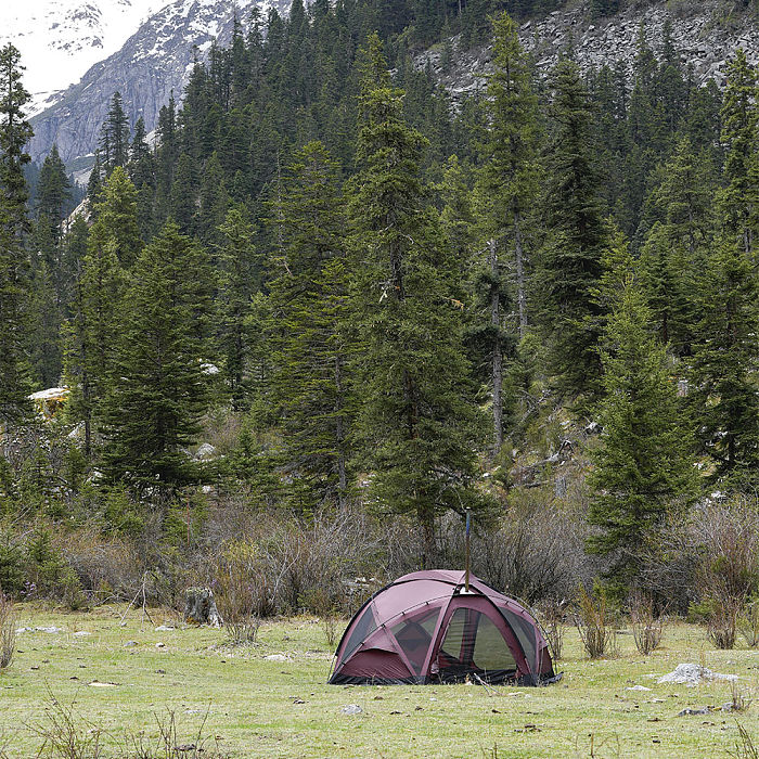 POMOLY Dome X6 Pro | Dome Tent for Camping Family Freestanding Tent Large Round Tent 4-6 Person Hot Tent
