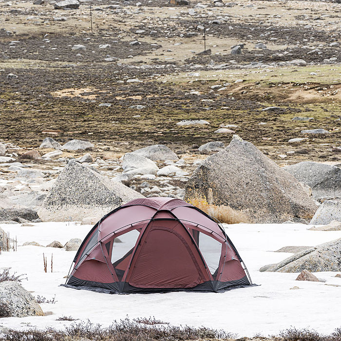 POMOLY Dome X6 Pro | Dome Tent for Camping Family Freestanding Tent Large Round Tent 4-6 Person Hot Tent