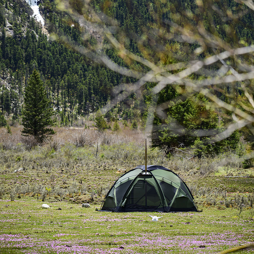 POMOLY Dome X6 Pro (Green) Round Tent for Camping Large Dome Tent