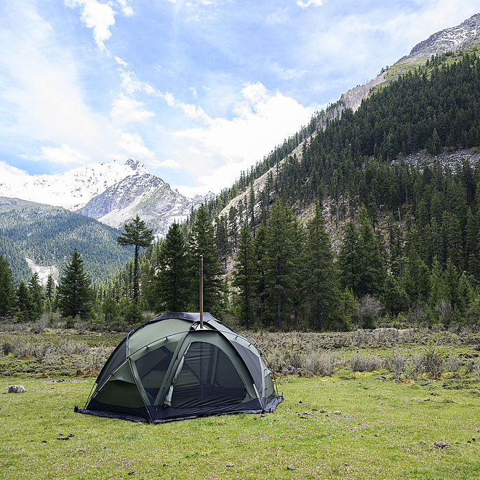 【Pre Order】POMOLY Dome X6 Pro | Round Tent for Camping Large Dome Tent Freestanding Tent for Family 4-6 Person Hot Tent