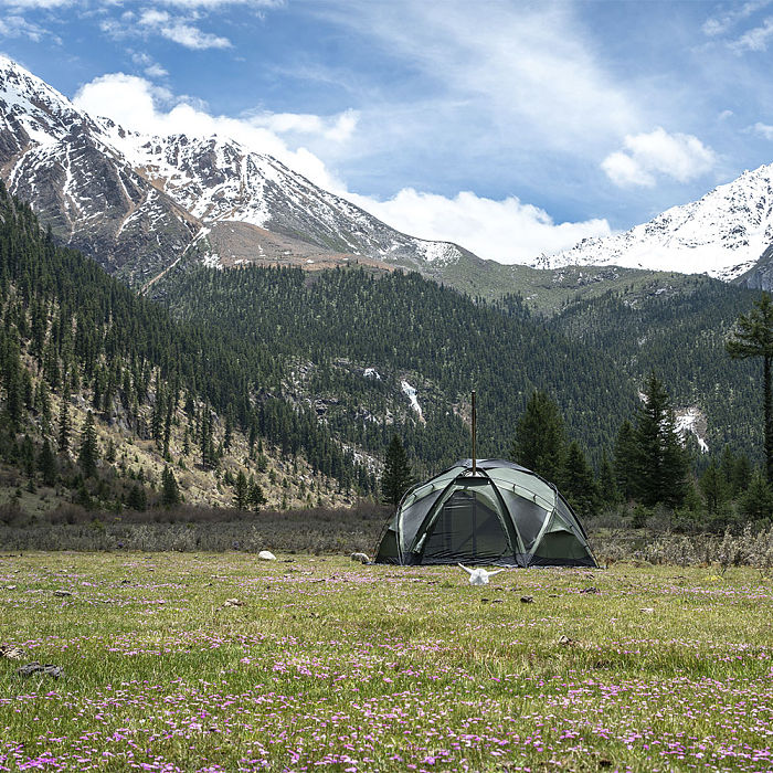 【Pre Order】POMOLY Dome X6 Pro | Round Tent for Camping Large Dome Tent Freestanding Tent for Family 4-6 Person Hot Tent