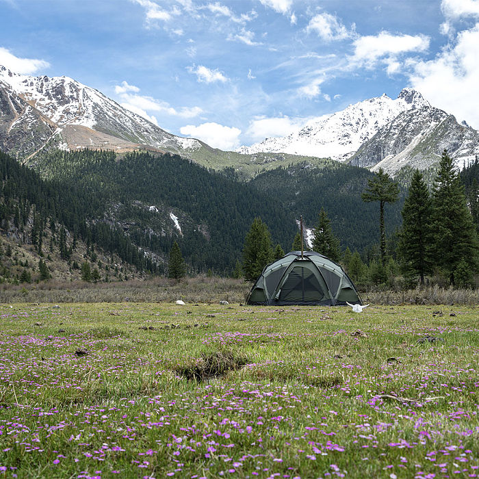 【Pre Order】POMOLY Dome X6 Pro | Round Tent for Camping Large Dome Tent Freestanding Tent for Family 4-6 Person Hot Tent