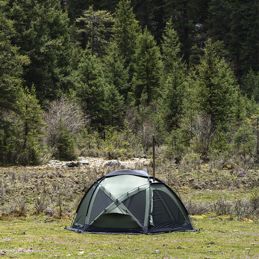 POMOLY Dome X6 Pro (Green) Round Tent for Camping Large Dome Tent