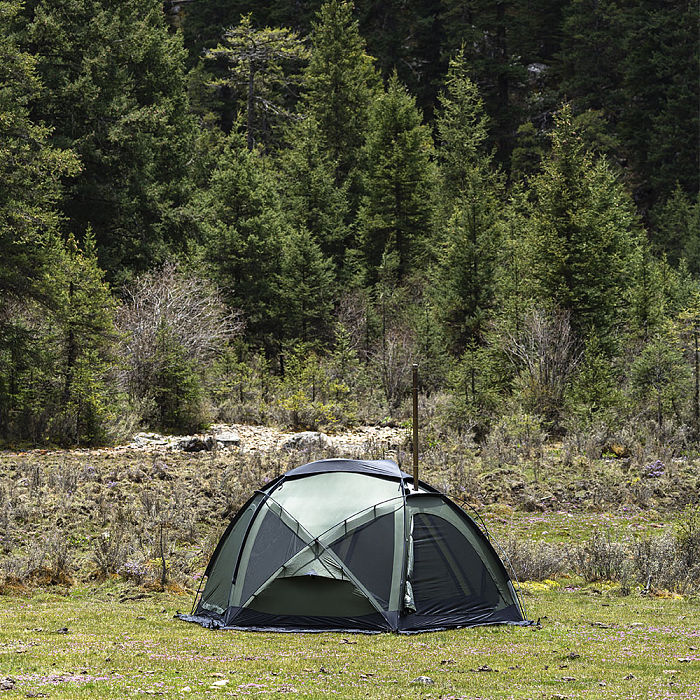 【Pre Order】POMOLY Dome X6 Pro | Round Tent for Camping Large Dome Tent Freestanding Tent for Family 4-6 Person Hot Tent