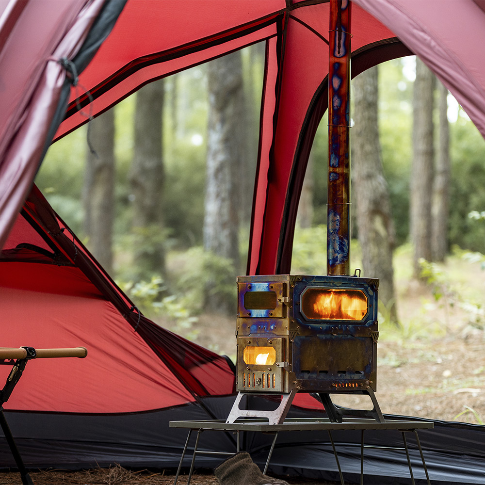 T-Brick Mini 2.0 Titanium Stove | Extended Version | Fastfold