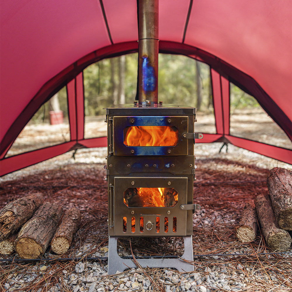 T-Brick Mini 2.0 Titanium Stove | Extended Version | Fastfold