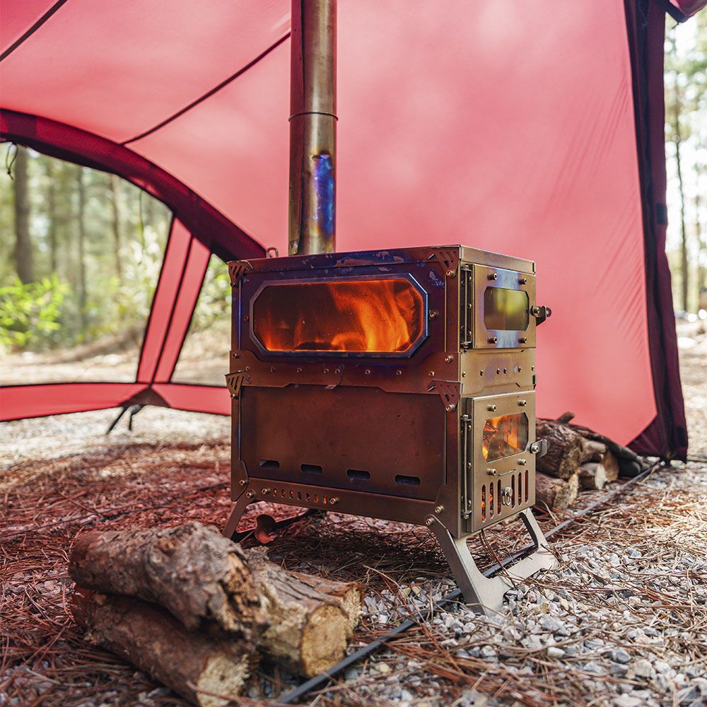 T-Brick Mini 2.0 Titanium Stove | Extended Version | Fastfold
