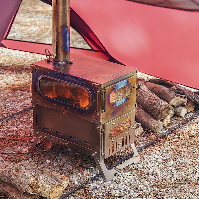 【Pre Order】T-Brick Mini 2.0 | Extended Version | Titanium Stove for Hot Tent Camping | POMOLY New Arrival 2025