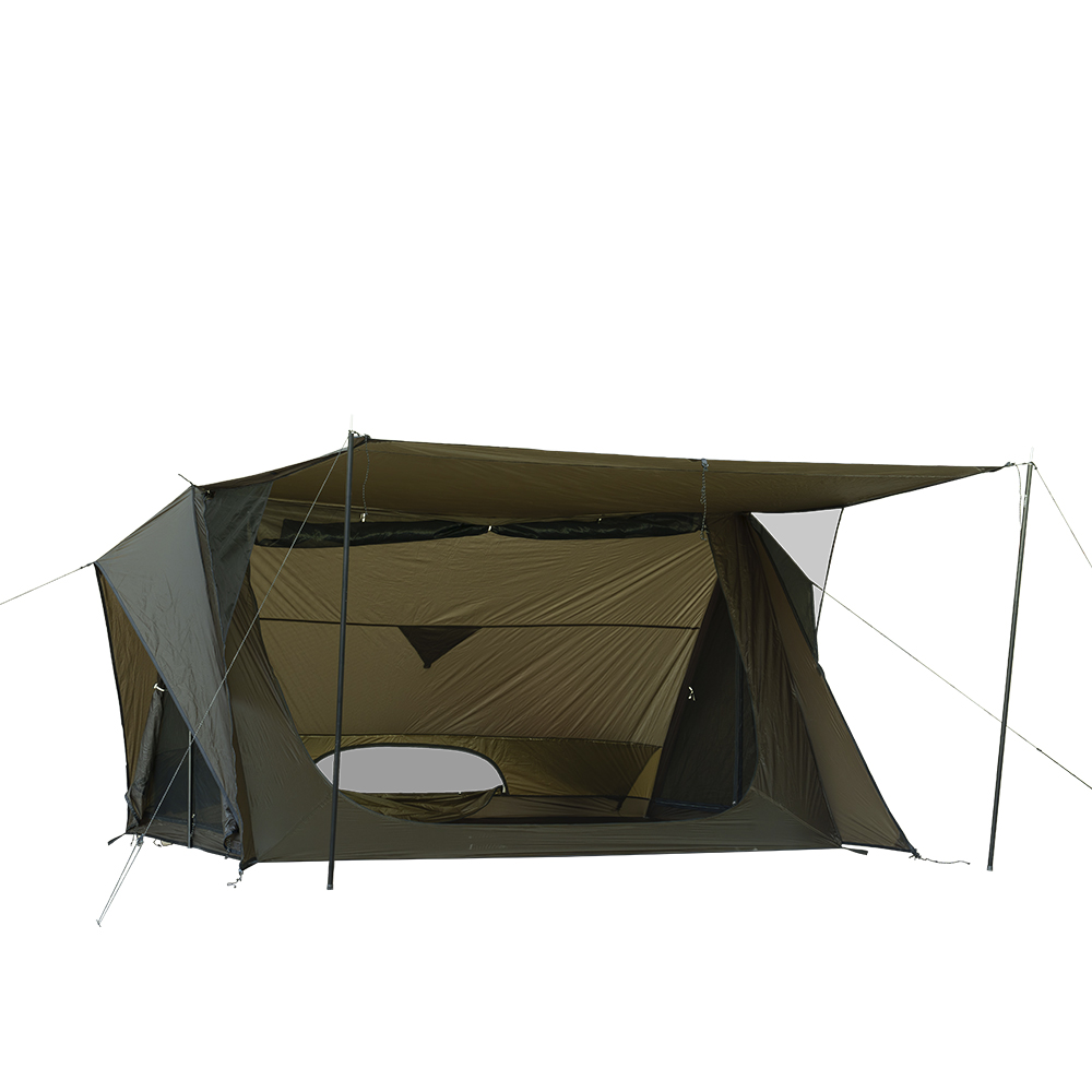 Pomoly FORT パップテント FORT Hot Tent, Hot Shelter, Backwoods Bungalow with Wood