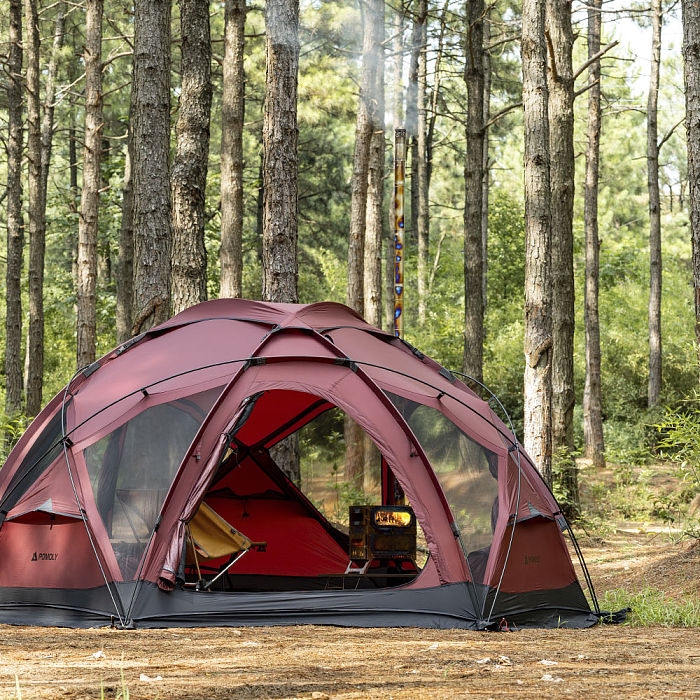 POMOLY Dome X4 Pro | Freestanding Dome Camping Hot Tent | POMOLY New Arrival 2024