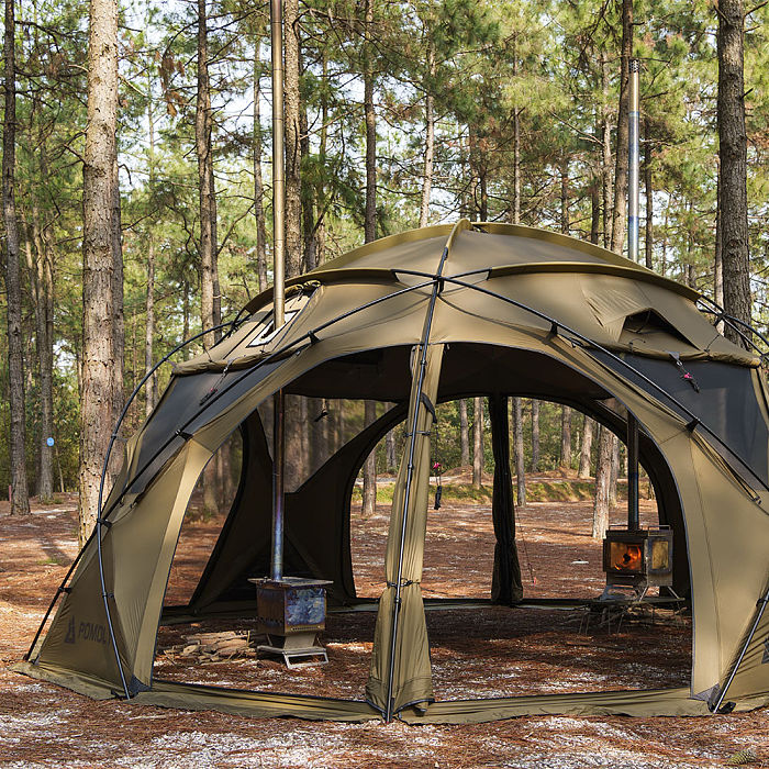 POMOLY Sphere X8 | Freestanding Dome Camping Hot Tent 8P | POMOLY New Arrival 2025