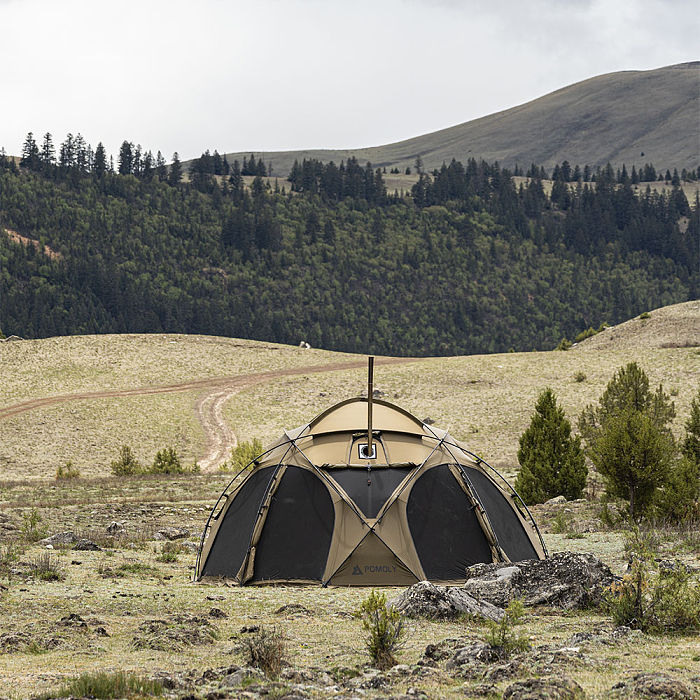 POMOLY Sphere X8 | Freestanding Dome Camping Hot Tent 8P | POMOLY New Arrival 2025