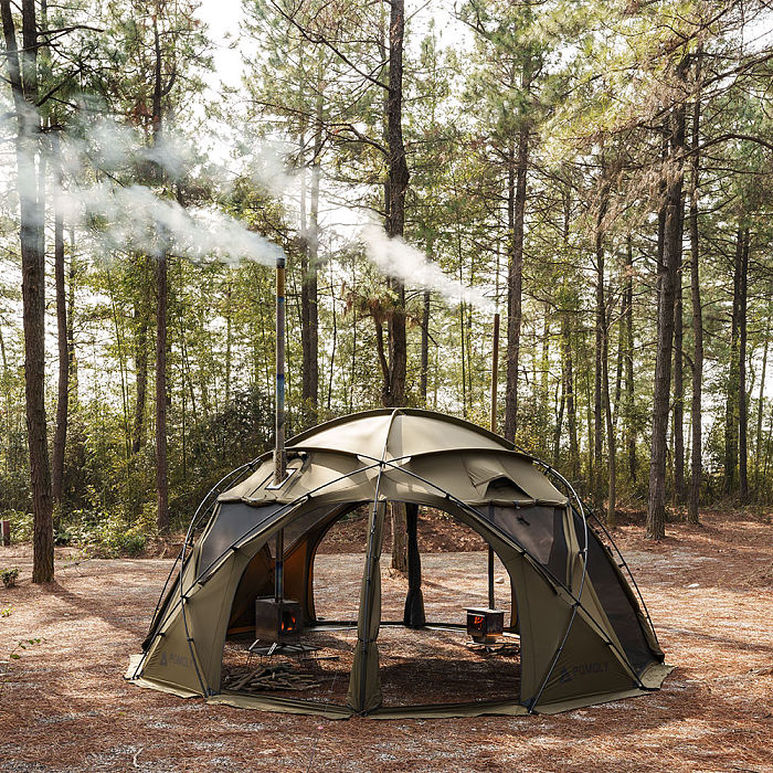 POMOLY Sphere X8 | Freestanding Dome Camping Hot Tent 8P | POMOLY New Arrival 2025