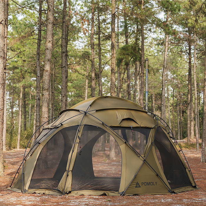 POMOLY Sphere X8 | Freestanding Dome Camping Hot Tent 8P | POMOLY New Arrival 2025