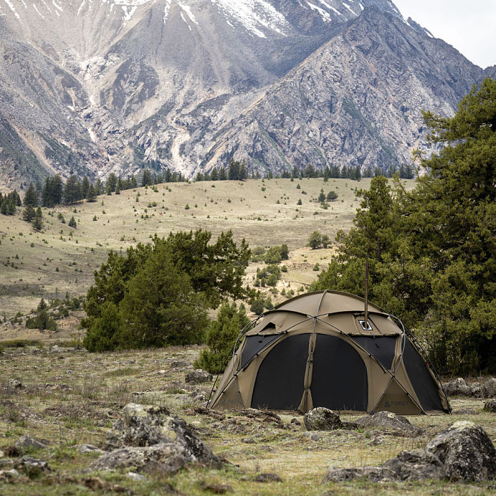 POMOLY Sphere X8 | Freestanding Dome Camping Hot Tent 8P | POMOLY New Arrival 2025